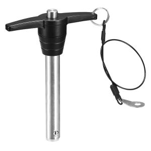 China 5/8 Inch T Handle Quick Release Pin with Push Button for Easy Ball Locking on sale China 5/8 Inch T Handle Quick Release Pin with Push Button for Easy Ball Locking on sale