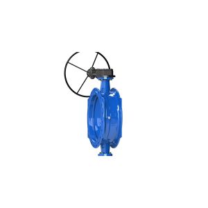 Modulating On Off FBE Coated Double Eccentric Butterfly Valve Dovetail Design