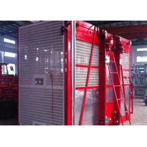 1000kg Twin Cage Construction Hoist Elevator for Building Material