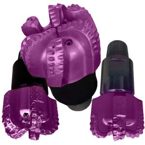 API PDC Petroleum Drill Bit Rock Drilling Tools 6 Blades Matrix Body Diamond PDC