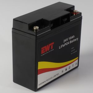 EWT 24V 10AH Lifepo4 Battery Pack For Solar System