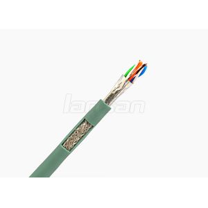Stable Performance SFTP Cat5e Cable , 500m 0.5mm CCA CAT5E Wire 4 Pair Lan Cable