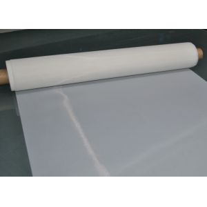 Low Elasticity White Polyester Bolting Cloth 60 Mesh For PCB Printing /