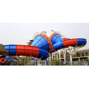 China Customized Carbon Steel Structure Water Slides for Adventure Water Park on sale