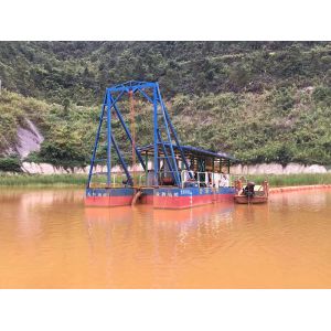 The 14inch model jet suction dredger is designed to dig to a depth of ten meters