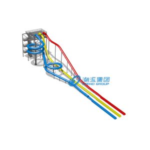 China Commercial water slides for children , Outdoor Playground Equipment for Water Park on sale