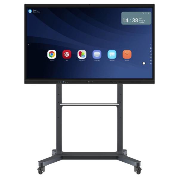 Quality Interactive Touch Screen Monitor 75 Inch Android Computer Wifi Bluetooth Hotspot Remote Control Multi User Internet For Classroom Office Meeting Room for sale