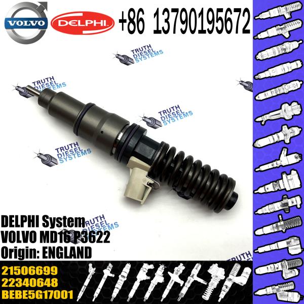 New Diesel Fuel Injector 21569191 for VOL Del-phi 20972225 BEBE4D16001 BEBE4N01001 for D11C 21506699 21569191 2150669