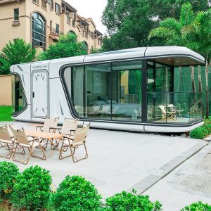 Prefab modular container house Space Capsule house 40ft