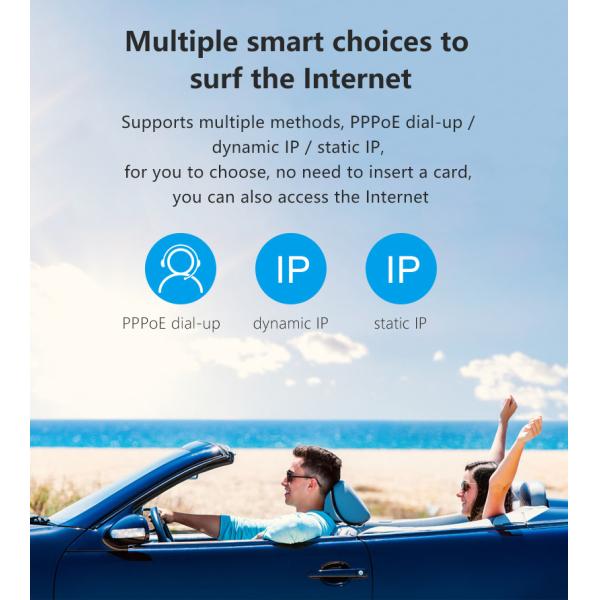 Industrial 4G LTE Router Dual Band Support GPS With Sim Card Slot