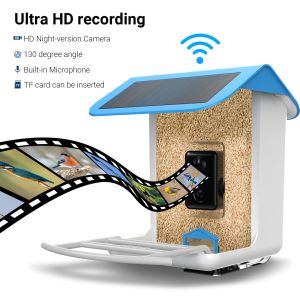 Automatic Bird Watch Camera Auto Capture Videos Pictures Ai Identify Birdcam