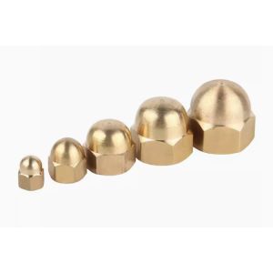 Wholesale Premium M12 &amp; M20 Brass Dome Cap Nuts Metal Fastening Offered in Sizes T1 T2 T3 from china suppliers