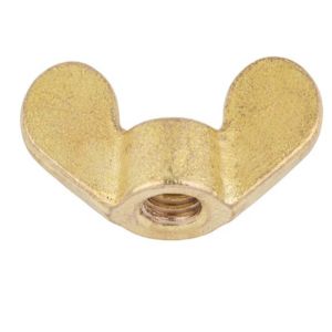 M6 M8 Copper Alloy Steel Yellow Zinc Plating Edged Wing Square Wing Round