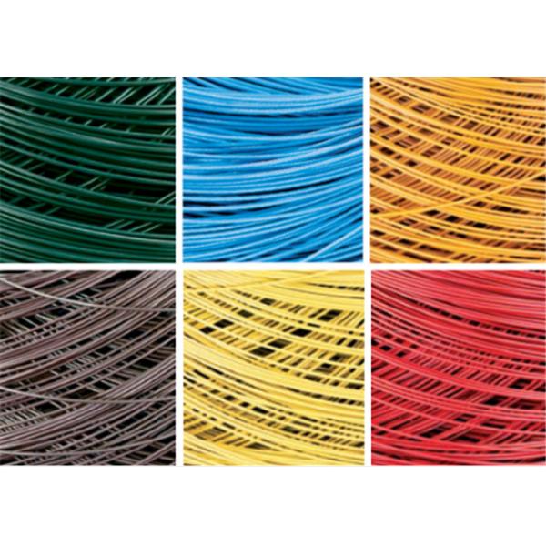 Green Color 2.2mm 2.8mm Pvc Coated Steel Wire Rust Resistance For Install Binding