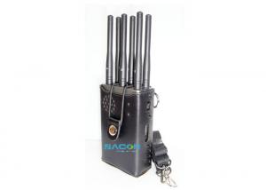 China 6 Antennas High Power 3G 4G Signal Jammer WiFi GPS Signal Jammer Up To 20m on sale