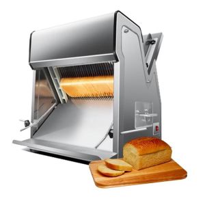 Adjustable Electric Bread Slicer Mechanical Bakery Bread Cutter Machine