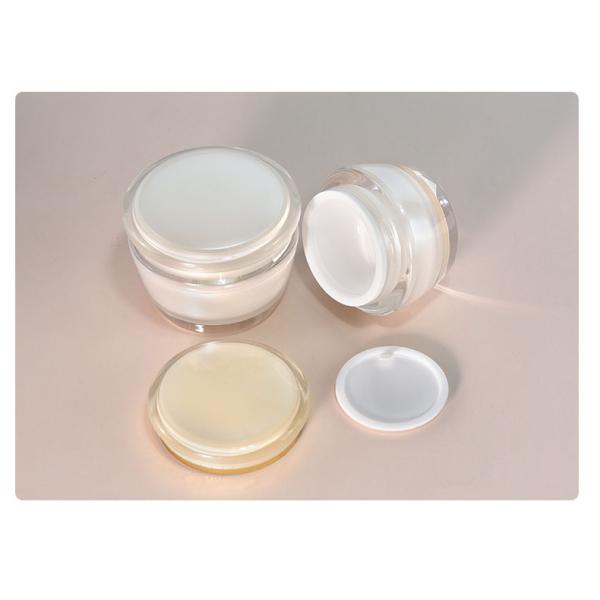 Acrylic Collar Material 20ml Airless Bottle for Cosmetic Packaging and Skin Care Products