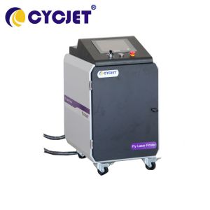 110mm Printing LU5F Laser Coding Machine CYCJET For Online HDPE PP Pipe Printing