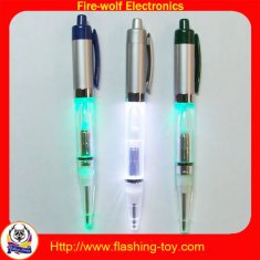 Wholesale LED flashing blink Aluminum retractable ballpoint Logo Projector Pen from china suppliers