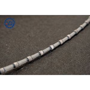 8.8mm Sintered Bead Plastic Diamond Wire Saw for High Precision Granite Block