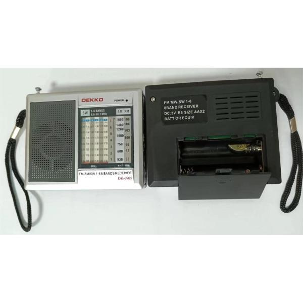 AM FM Band High Sound Desktop Radio With Speaker Charging DC Adapter FM 76-108