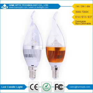 Wholesale E14 base 3W led candle light with 3 years warranty from china suppliers