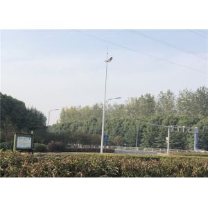 SS400 Hot Dip Galvanized Conical Shaped Overhead Line Pole