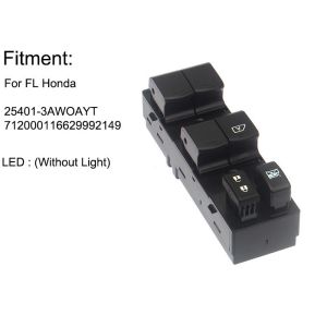 Front Left Nissan Power Window Switch 25401-3AWOA Direct Replacement