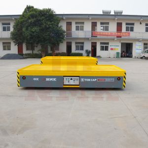 Steerable Motorized Trackless Transfer Trolley 5 Tons Directional Movement