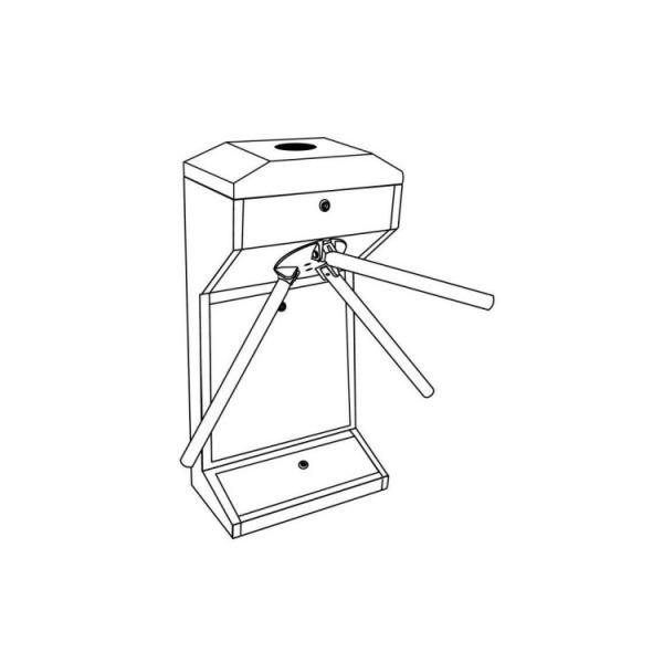 Indoor / Outdoor Tripod Turnstile Gate Mechanism Dual Level Anti Reverse SPT