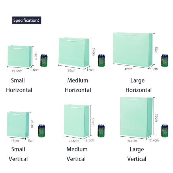 Recycled Cardboard Shopping Bags With Handle , Kraft / Coating Paper