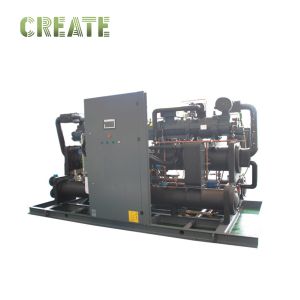 Water Cooled Scroll Chiller Compressor Condenser PLC ​Energy Saving