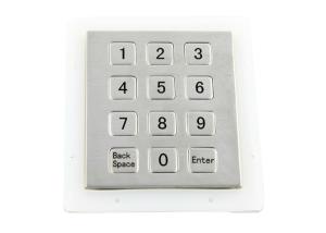 China 3*4 Flat Keys  Computer Numeric Keypad Panel Mounted Optional Keys Layout Characters on sale