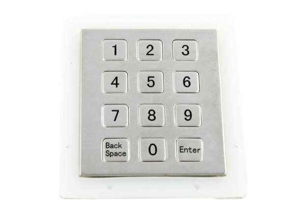 Quality 3*4 Flat Keys  Computer Numeric Keypad Panel Mounted Optional Keys Layout Characters for sale