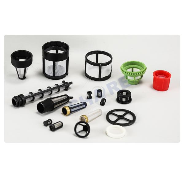 mesh insert injection moulded filter