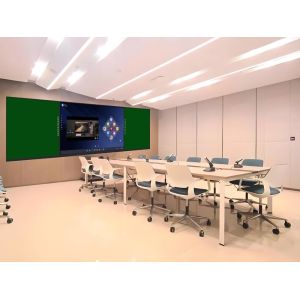 China School Blackboard Teaching Green Board Multimedia Push-pull Whiteboard Magnetic Large Blackboard For Training And Classes Use on sale