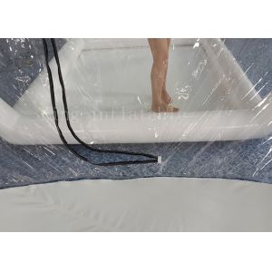 OEM Romantic 0.8mm PVC Inflatable Transparent Bubble Tent / Balloon For Party