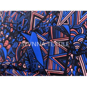 Retro Lining Sublimation Printing Activewear Knit Fabric Repreve Fiber Ladies