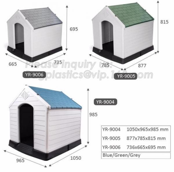 Different plastic dog house/ pet kennel/garden house for dog, Eco Friendly Plastic Dog House/Durable Cat Plastic House
