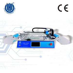 Desktop SMT Mounting Machine With 2 Mounting Heads And 0.025mm Control Accuracy