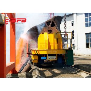 Rails Mounted Ladle Handing Slag Pot Transfer Car