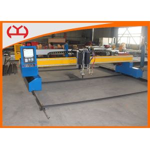 Heavy Gantry Flame / Plasma Gantry CNC Cutting Machine 4400 * 10000 mm Servo