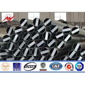 China Electrical Power Transmission Metal Utility Poles Slip Joint 14m 400daN on sale