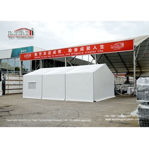 Aluminum And PVC Frame PVC Hajj Tent / Multi - Functional Structure Ramadan Tent