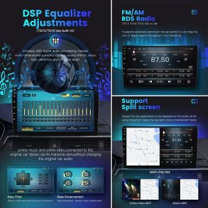 1280*720 Resolution 9 Inch 10 Inch Double 2din Car Stereo with Android OS and