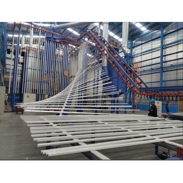 Vertical Powder Coating Line for Aluminum Profiles with Single-Phase and Three