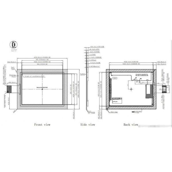 Quality 15 Inch Capacitive Touch Panel Screen TFT Projected With Microchip Controller IC for sale