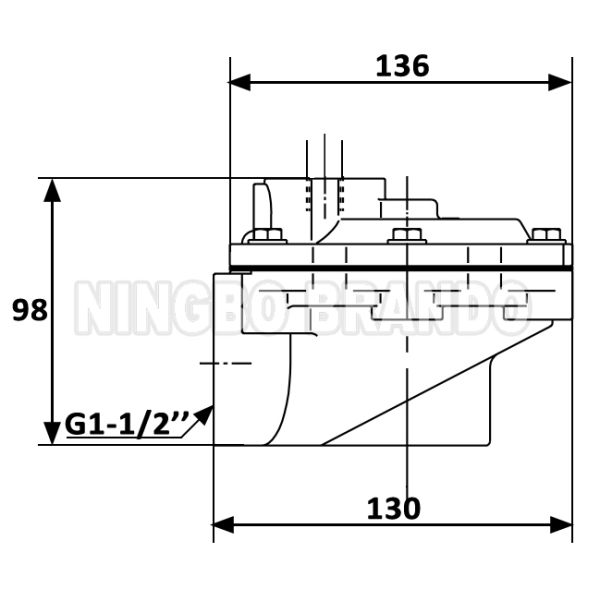 ASCO Type G353A045 G1-1/2'' Inch Remote Pilot Pulse Jet Diaphragm Valve