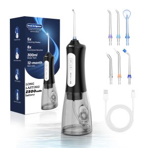China IPX7 Waterproof Rechargeable Water Flossers For Teeth Cleaning With 4 Modes With Customizable Logo on sale