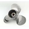 Light Weight Stainless Steel Propeller , Replacement Boat Propellers For Outboard Motor for sale
